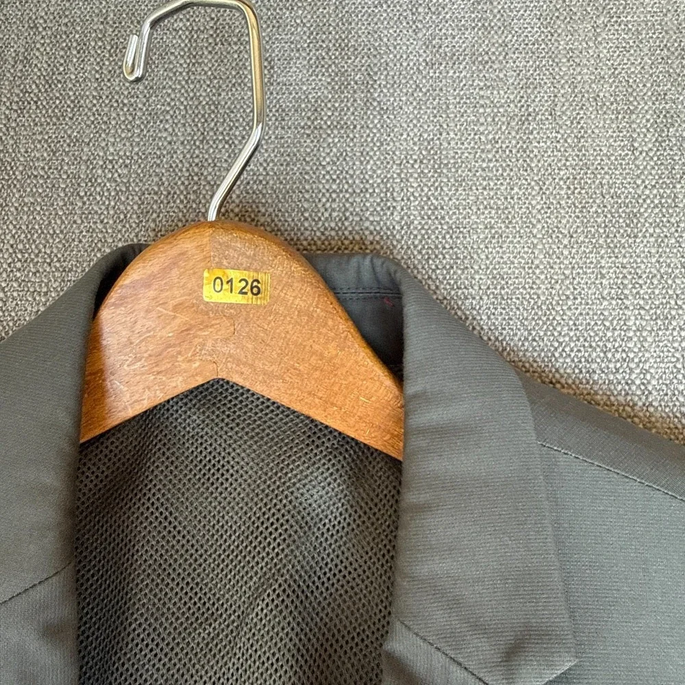 Calvin Klein Blazer Jacket Mens Medium Gray Lined Professional Office Attire